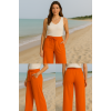Ledicoll % 100 PAMUK BAYAN  MÜSLİN GENİŞ  PAÇA PANTOLON