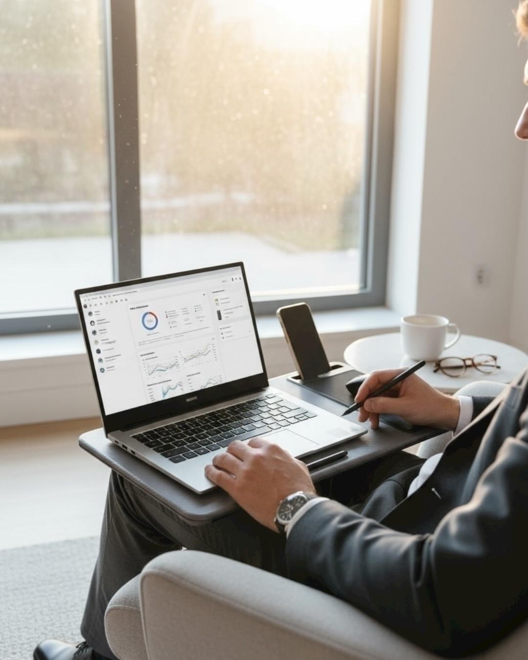 Minderli Laptop Sehpası