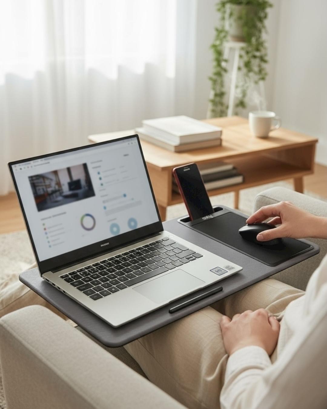 Minderli Laptop Sehpası