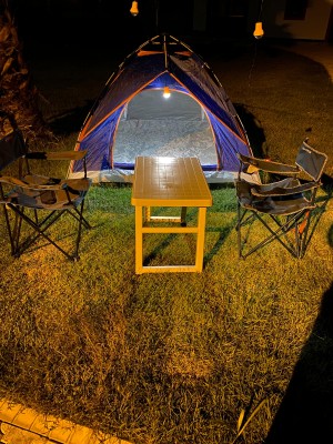 Geox Solar Panelli Kamp Lambası, Karavan, Bahçe, Balkon Aydınlatma Seti
