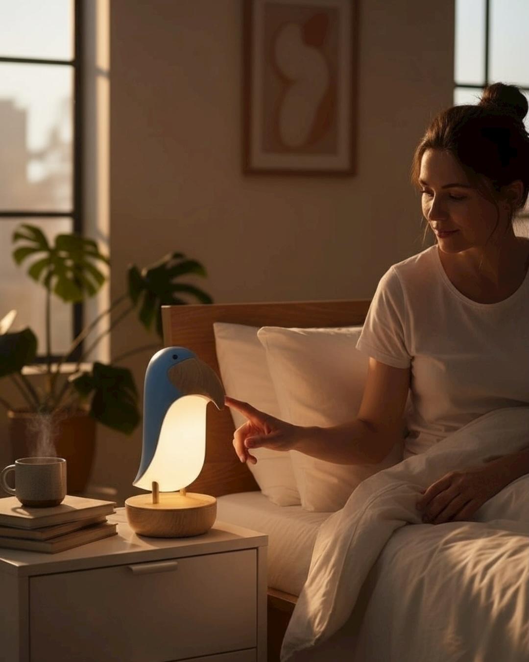 Toucan Bird Masa Lambası, Gece Lambası, Şarjlı, Abajur Toucan Bird Masa Lambası, Gece Lambası, Şarjlı, Abajur