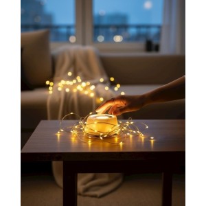 Şerit Ledli Solar Kamp Lambası, Karavan, Bahçe, Balkon Aydınlatma Seti